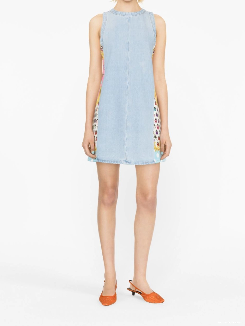Affordable Butterflies denim Dua x Women Lipa mini Versace dress 0823